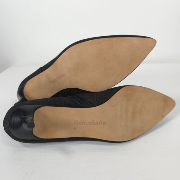 NWOB FRANCO SARTO LEATHER UPPER DEEPA2 Fashion Suede Ankle Bootie Size 9.5M - Picture 14 of 14